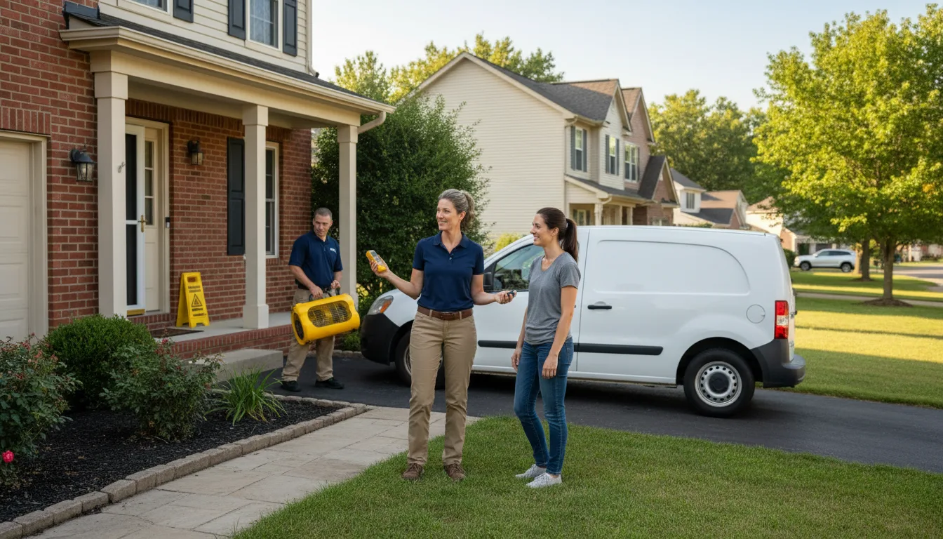 Water restoration image for Mildew Remediation in Painesville, OH